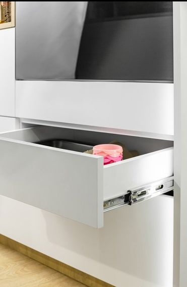 Направляюча кулькова, повний висув, push-to-open з дотягом, Versalite Touch PRO, 350x45 уп 15 компл GTV | Зображення 1