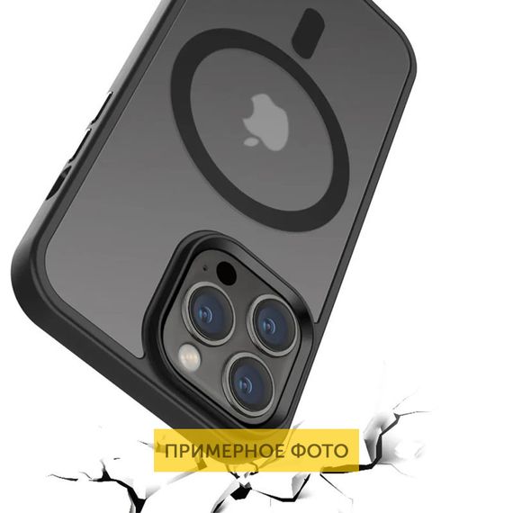 TPU+PC чохол Metal Buttons with MagSafe Colorful для Apple iPhone 16 Pro (6.3") | Зображення 6