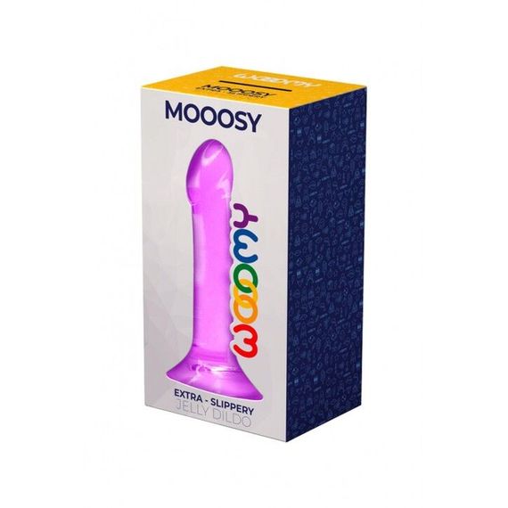 Дилдо Wooomy Mooosy, з присоскою, сумісний з трусиками для страпона, довжина 18 см, діаметр 4,5 см | Зображення 1
