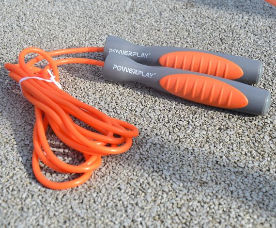 Скакалка Паверплей 4204 Classic Jump Rope Помаранчева (2,7m.) | Зображення 7