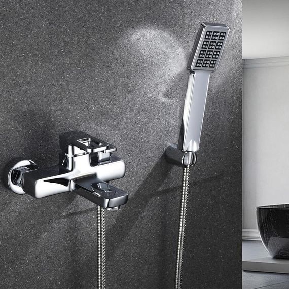 Смеситель для ванны Lidz Wawel 006 (c душевым гарнитуром) (k35) LDWAW006CRM45388 Chrome | Зображення 6