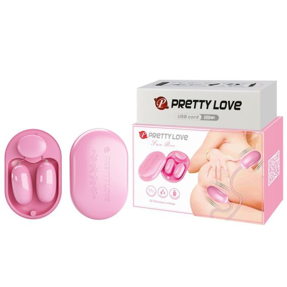 Віброяйцо PRETTY LOVE - Fun Box Pink, 12 vibration functions Sex Aura | Зображення 7