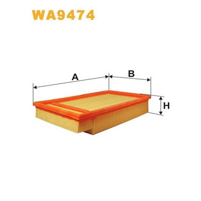 Воздушный фильтр для автомобиля Wixfiltron WA9474
