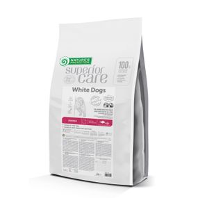 Корм Nature's Protection Superior Care White Dogs White Fish Junior All Sizes сухий з білою рибою для юніорів з білою вовною 10 кг