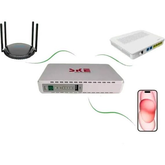 Безперебійник для wi-fi роутера UPS 16000 мАг 17 Вт POE-432 Білий