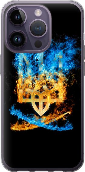 Чехол на iPhone 14 Pro Герб "1635u-2646-17620"