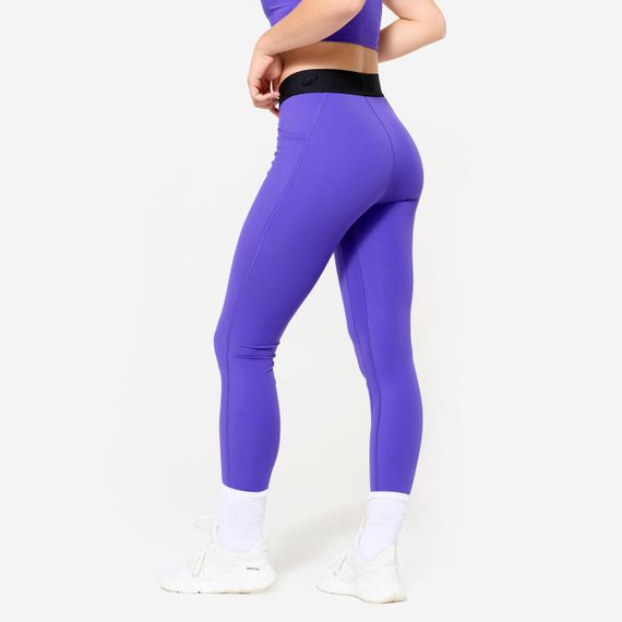 Легінси жіночі для фітнесу з високою талією фіолетові - L UA46L31 | Зображення 3
