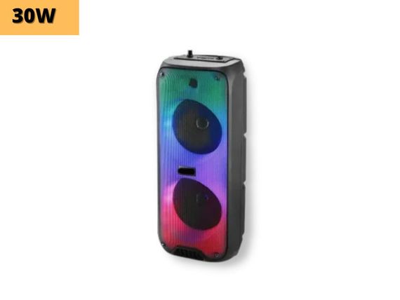 Портативная колонка бумбокс XPRO RX-6258 чемодан 30Вт, USB, SD, FM радио, Bluetooth, 1 микрофон, ДУ (MER-15660) | Зображення 1