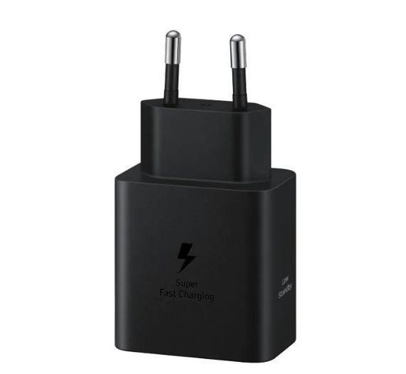 Сетевое зарядное устройство Travel Charger адаптер 1 порт USB-C 45W кабель USB-C 5A Черное | Зображення 1