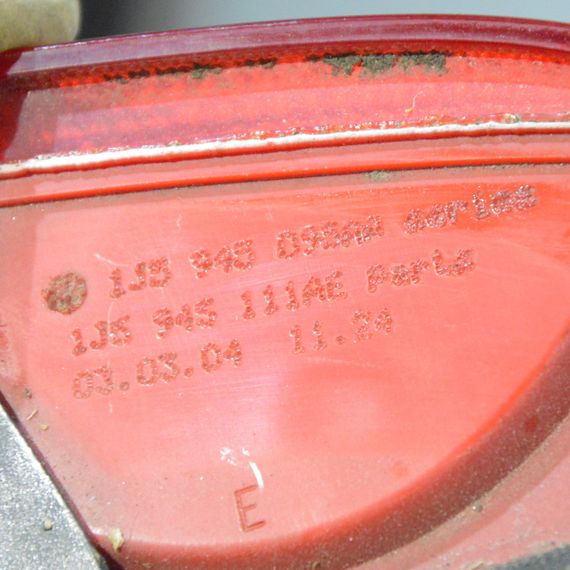 Ліхтар задній лівий Volkswagen Bora 1999-2005 седан Фара стоп задня ліва Фольксваген Бора 1J5945095AA | Зображення 2