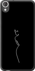 Чехол на HTC Desire 820 Силуэт1 "4590u-133-17620"
