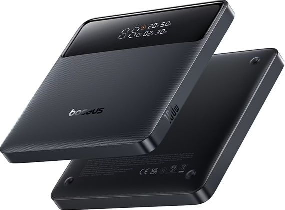 Портативний зарядний пристрій Baseus Blade Digital Display 20000 mAh PD 100 W Black (PPDGL-01) | Зображення 2