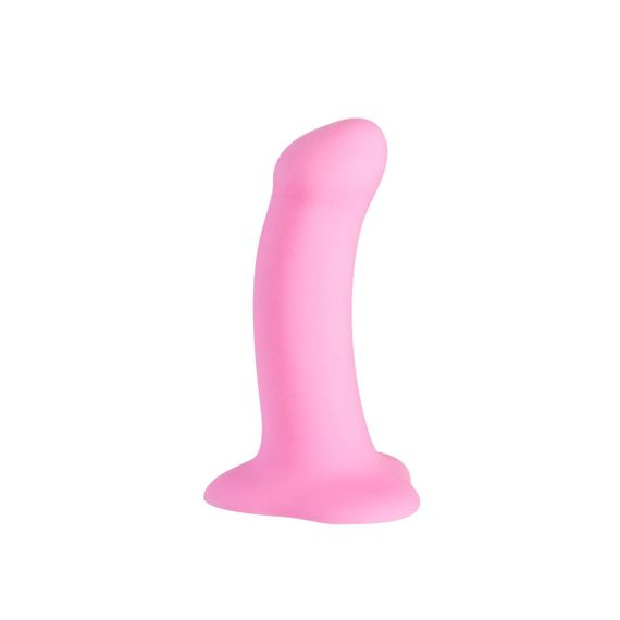 Фаллоимитатор Fun Factory AMOR, розовый, длина 14,6 см, диаметр 3,7 см, изогнутый sexstyle