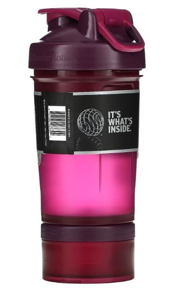 Шейкер спортивний BlenderBottle ProStak 22oz/650ml з 2-ма контейнерами Plum (Original) | Зображення 7