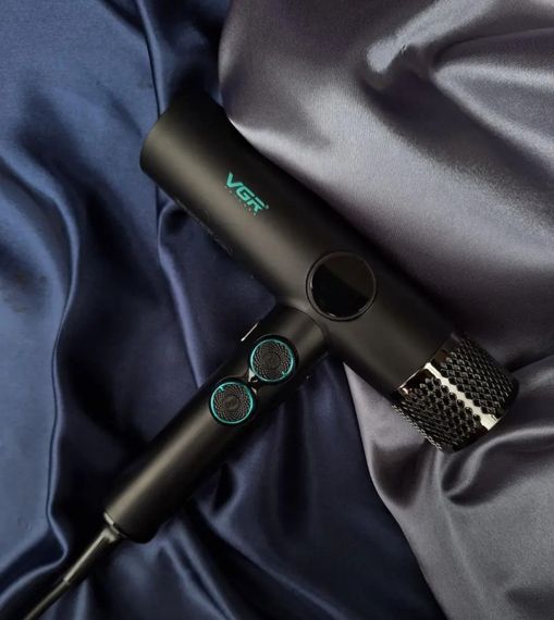 Професійний фен VGR V-469, 4 рівні обдування, 4 рівні температури, 2 насадки, 2400 Вт (47873- V-469_2260) | Зображення 9