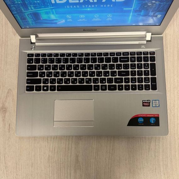 Ноутбук Lenovo IdeaPad 500-15ISK / 15.6" (1920x1080) TN / Intel Core i5-6200U (2 (4) ядра по 2.3 - 2.8 GHz) / 8 GB DDR3 / 256 GB SSD / AMD Radeon R7 M360, 2 GB GDDR3, 64-bit / WebCam б/у | Зображення 3