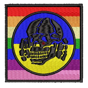 Шеврон череп