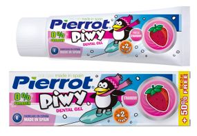 Гель-паста зубна Pierrot Piwy з полуничним смаком (Са+F) 75 мл
