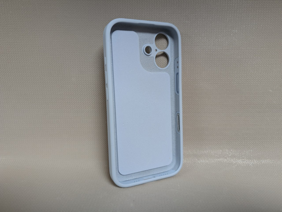 Чохол для iPhone 16 / Айфон 16, Soft Touch, протиударний, MagSafe, преміум силікон, блакитний | Зображення 1