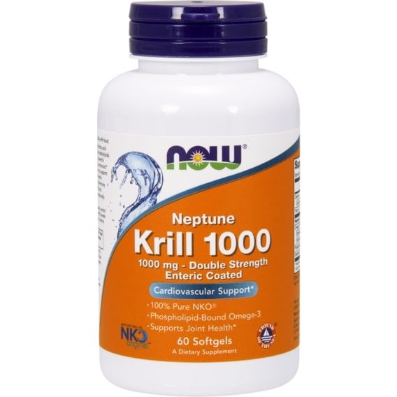 Олія криля NOW Foods Neptune Krill Oil 1000 mg 60 Softgels