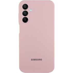 Чохол Silicone Cover Lakshmi Full Camera (AAA) with Logo для Samsung Galaxy A15 4G/5G / M15 5G Рожевий / Pink Sand