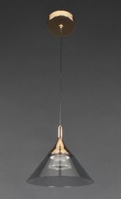 Люстра світлодіодна підвісна LED світильник для квартири на стелю лед 27139 Золото 25-180х20х20 см.