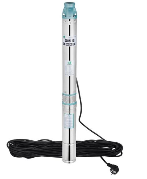 Насос глибинний відцентрований багатоступінчатий Pumpman 3.5КСЕМ3-10-0,55 кВт Hmax 54 м Qmax 5,4 куб.м 550 Вт (CV032264)