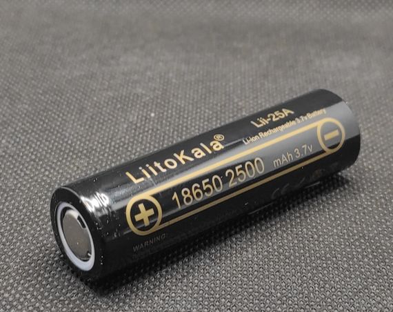 Аккумулятор высокотоковый LiitoKala Lii-25A  3,7V 2500mA ( 20A ) 1шт.
