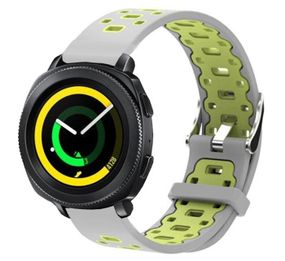 Спортивный ремешок Primo Perfor Classic для часов Samsung Gear Sport SM-R600 - Grey&Green