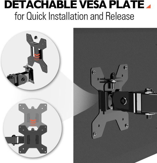 Eono Настільне кріплення для двох моніторів | Зображення 5