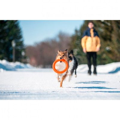 Игрушка для собак Collar PitchDog Кольцо для апортировки 28 см оранжевое (62384) | Зображення 6