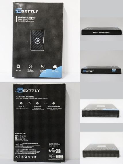 Беспроводной адаптер CarPlay для iPhone, преобразование проводного карплей для авто с Wi-Fi 5 ГГц, USB-A USB-C | Зображення 6