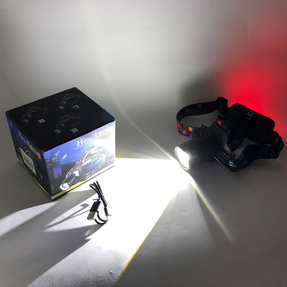 Ліхтар на лоб потужний PLD-T115-2PM10-TG (white+red), Світлодіодний ліхтар на лоб NZ-39 | Зображення 4