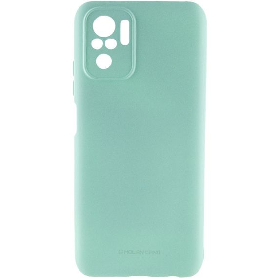 TPU чехол Molan Cano Smooth для Xiaomi Redmi Note 10 / Note 10s Бірюзовий