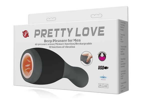 Мастурбатор с вибрацией Pretty Love - Deep Pleasure for Men, BM-00900T43 sexstyle | Зображення 16