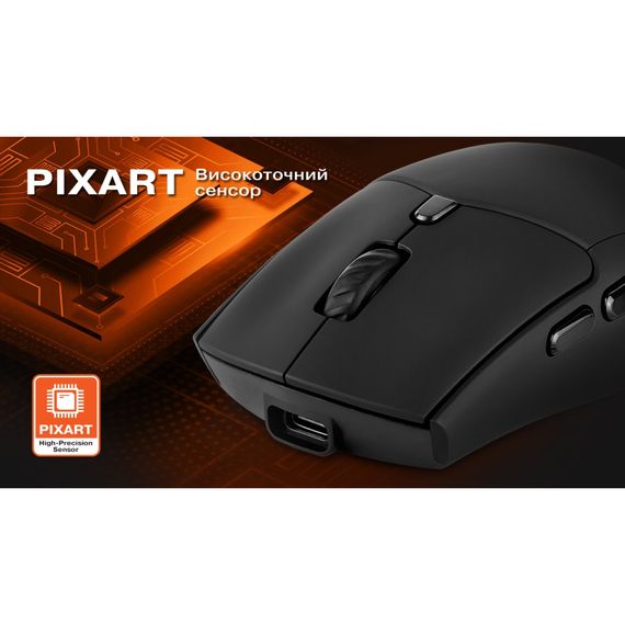 Мишка REAL-EL RM-460W Wireless/Bluetooth Black (EL123200048) | Зображення 9
