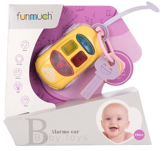 Музична іграшка Funmuch Ключики з машинкою зі світл.ефектами | Зображення 1