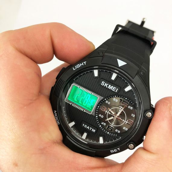 Годинник наручний чоловічий SKMEI 1761BKWT, оригінальний чоловічий годинник, брендовий чоловічий годинник | Зображення 1