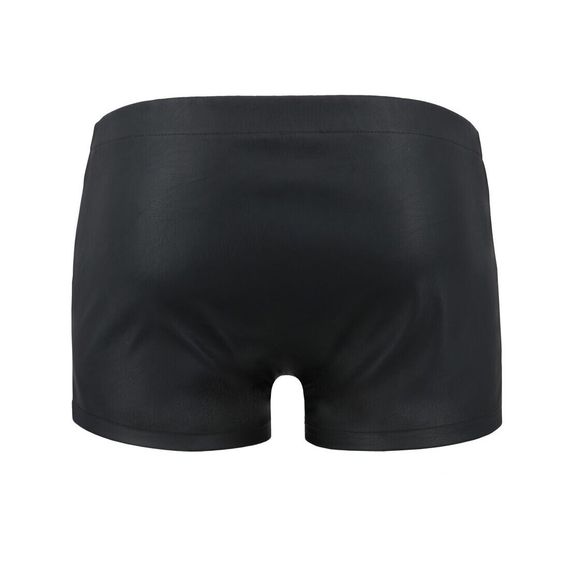 Чоловічі шкіряні боксери із заклепками Passion 048 SHORT DAVID L/XL Black | Зображення 5