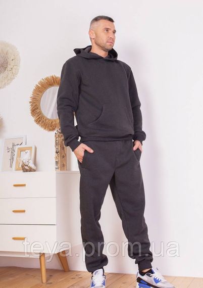 Спортивный костюм цвет темно-серый размеры S, XL, M, 3XL, XXL FI_004536 | Зображення 1