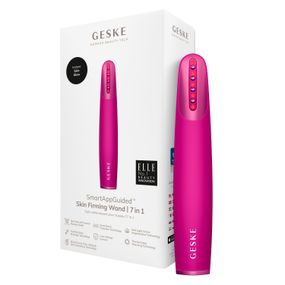 Устройство для укрепления и тонизации кожи лица GESKE Skin Firming Wand 7в1 starlight, Малиновый