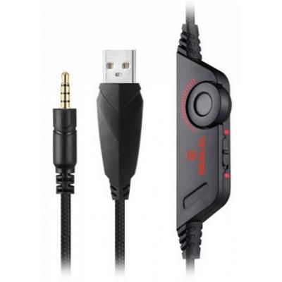 Наушники REAL-EL GDX-7650 Black-Red (GDX-7650 Black-Red) | Зображення 8