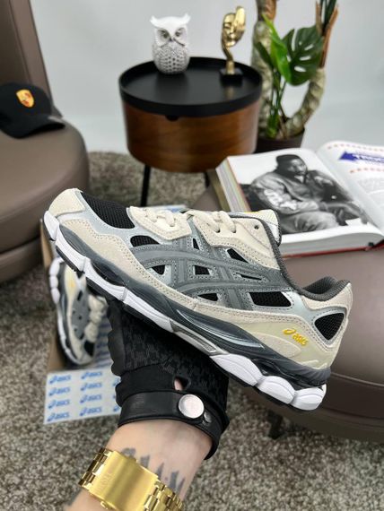 Кросівки ASICS Gel-NYC Grey Black , текстиль , В'єтнам 39 24.5 см | Зображення 7