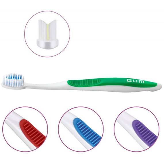Зубна ортодонтична щітка GUM ORTHODONTIC зелена | Зображення 2