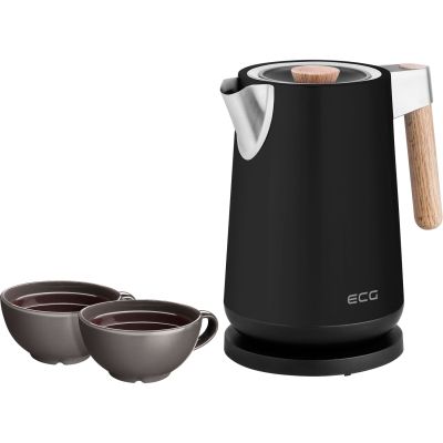 Електрочайник ECG RK 1768 Strix Timber Black | Зображення 1