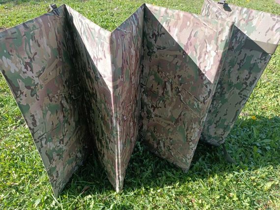 Мат килимок стрілецький тактичний Великий 270*110 см військовий Мультикам з 6 секцій зложується | Зображення 9