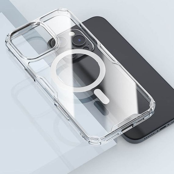 TPU чохол Nillkin Nature Pro Magnetic для Apple iPhone 16 Pro Max (6.9") Безбарвний (прозорий) | Зображення 5