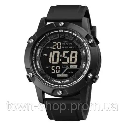Часы наручные мужские SKMEI 1762BK BLACK. Цвет: черный