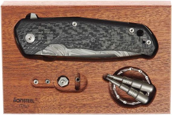 Ніж Lionsteel T.R.E. Damascus THOR Carbon | Зображення 5
