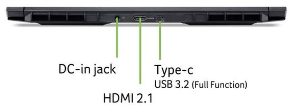 Ноутбук Acer Nitro V 16S ANV16S-61-R9C4 (NH.QXNEU.003) Obsidian Black | Зображення 9